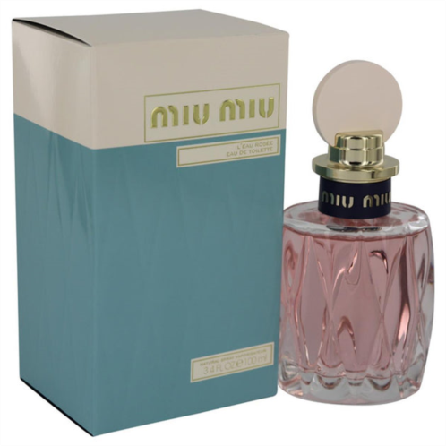 Miu Miu 540598 3.4 oz l eau rosee by eau de toilette spray for women