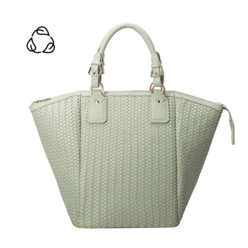 Melie Bianco valerie mint recycled vegan tote bag