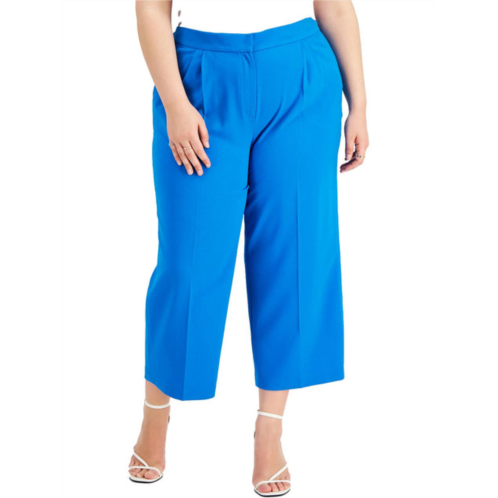 Bar III plus womens textured office suit pants