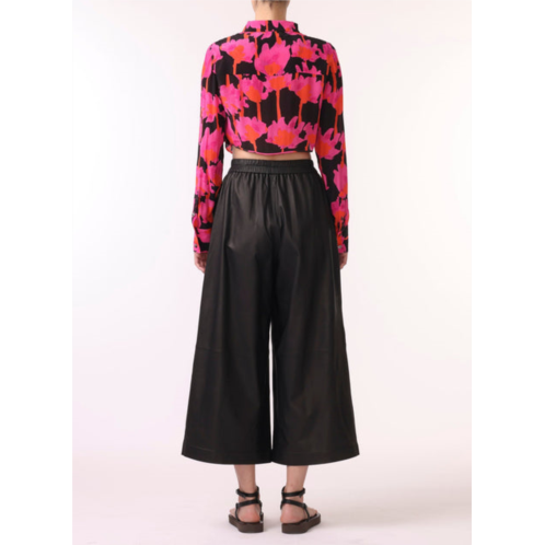 Jason Wu ls draped front cropped blouse