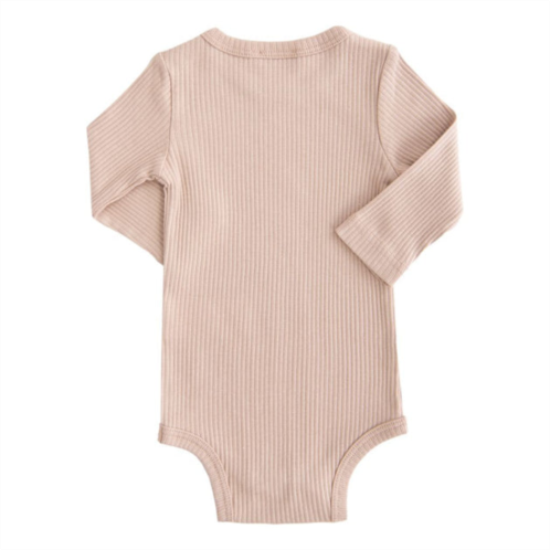 BANBLU pink blush ls modal bodysuit