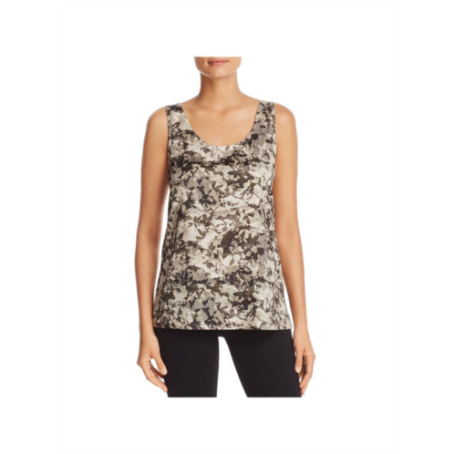 Kenneth Cole New York womens camouflage scoop neck tank top