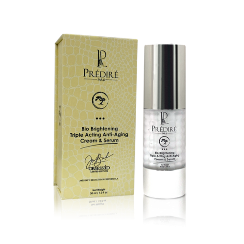 Predire Paris bio brightening triple acting anti-aging cream & serum