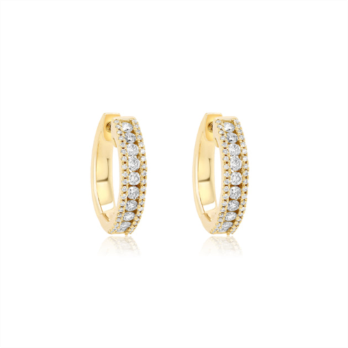 Diana M. diamond earrings