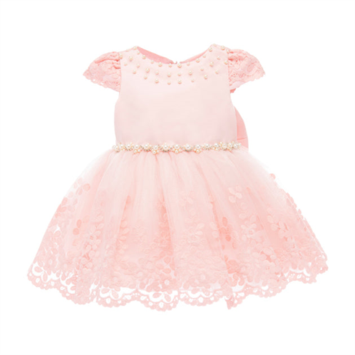 Tulleen pink lira floral teacup dress