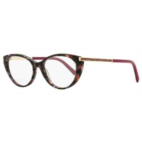 Swarovski womens oval eyeglasses sk5413 055 coloured havana 51mm