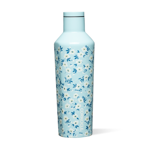 CORKCICLE 16oz ditsy floral blue floral canteen