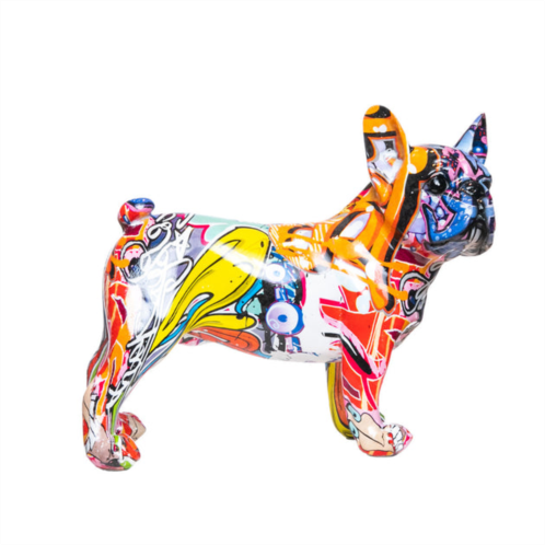 Interior Illusion Plus interior illusions plus street art bulldog ears up dog - 9 long