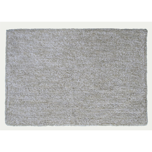 Vibhsa ivory & white bathroom rug