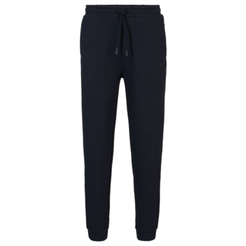 BOSS cotton-piqu tracksuit bottoms with logo detail