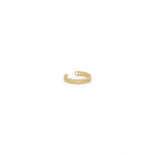 Ember Fine Jewelry 14k gold curb chain ear cuff