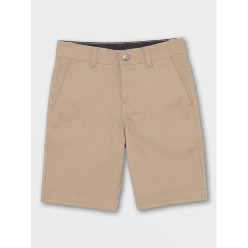 Volcom big boys vmonty stretch shorts - khaki