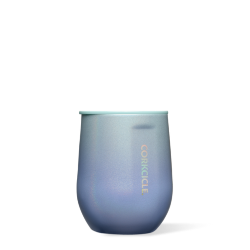 CORKCICLE 12oz ombre ocean unicorn magic stemless