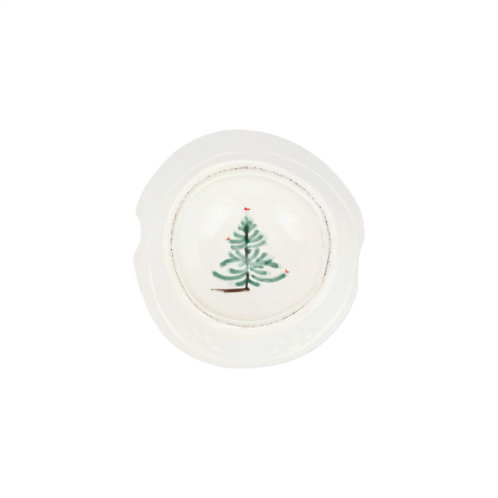 VIETRI lastra holiday cat bowl