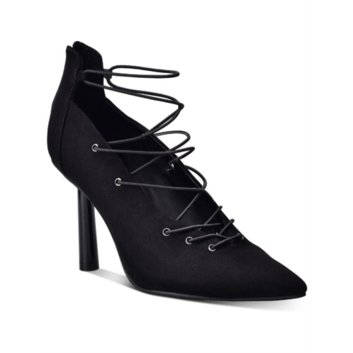 Wild Pair dezmun womens lace-up zip-up lace-up heels