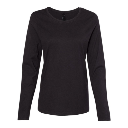 Hanes perfect-t womens long sleeve scoopneck t-shirt