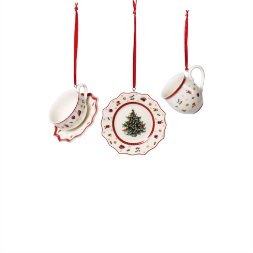 Villeroy & Boch toys delight decoration ornaments : tableware white set of 3