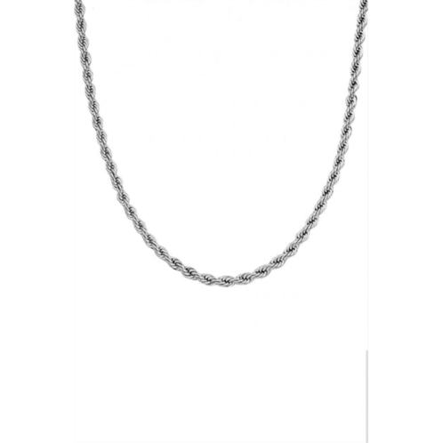 Stephen Oliver silver twist chain necklace