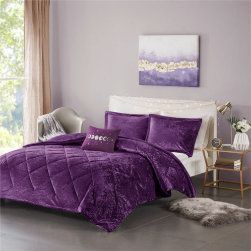 Simplie Fun felicia velvet comforter set