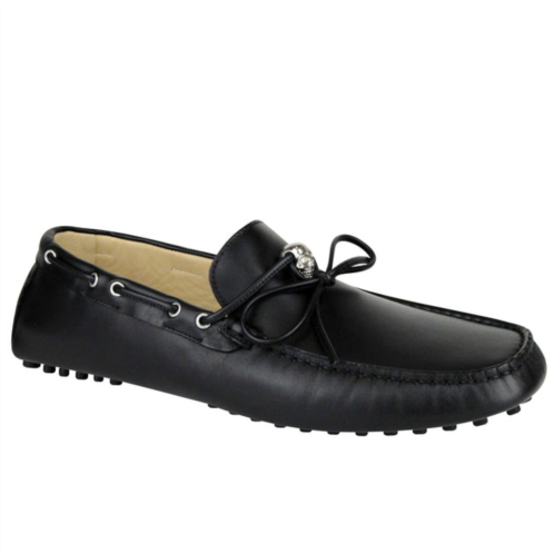 Alexander McQueen mens skull leather loafer