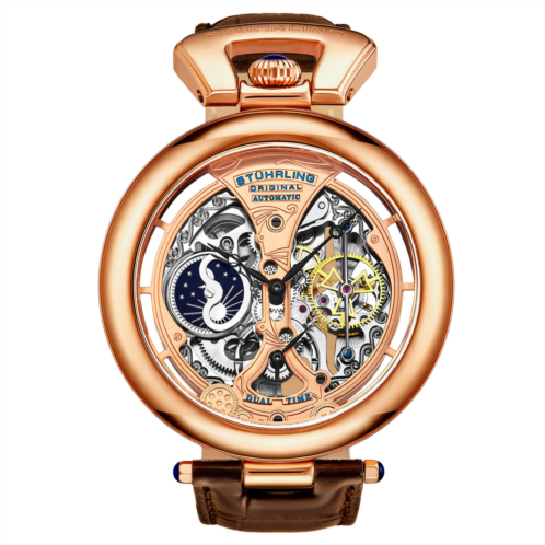 Stuhrling Original emperors grandeur 3919 automatic 49mm skeleton