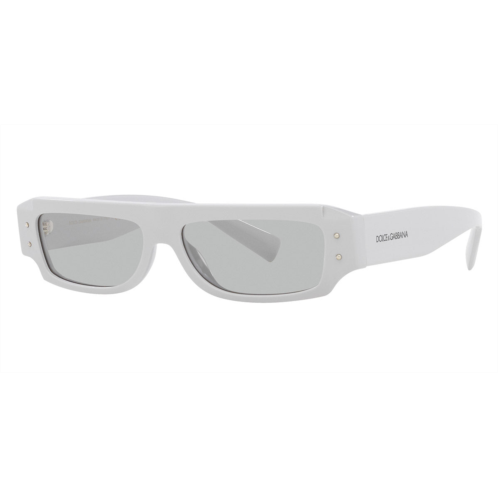 Dolce & Gabbana mens 55 mm light grey sunglasses