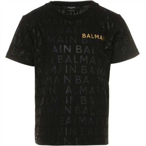 Balmain black & gold logo t-shirt