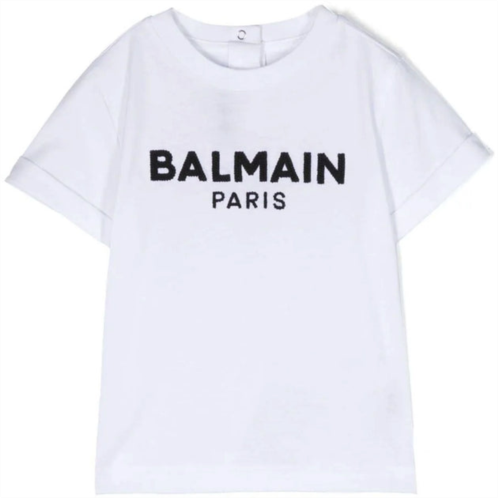 Balmain white logo t-shirt
