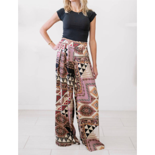 Misa Los Angeles flippa pants in leonardo patchwork