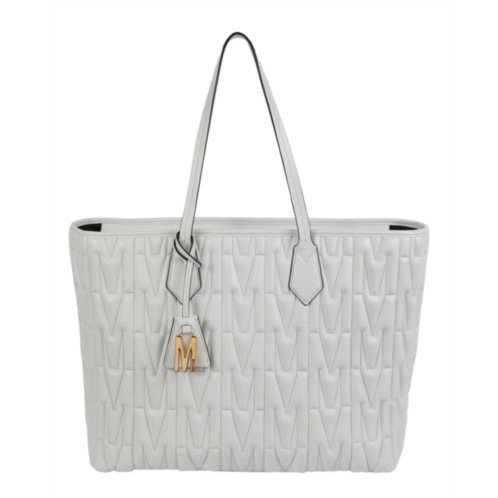 Moschino m-quilted leather tote