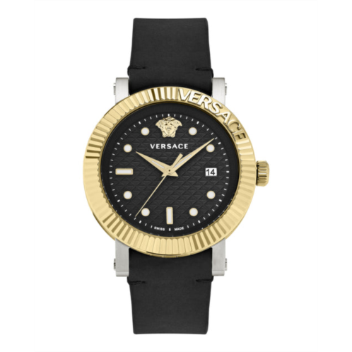 Versace v-classic leather watch