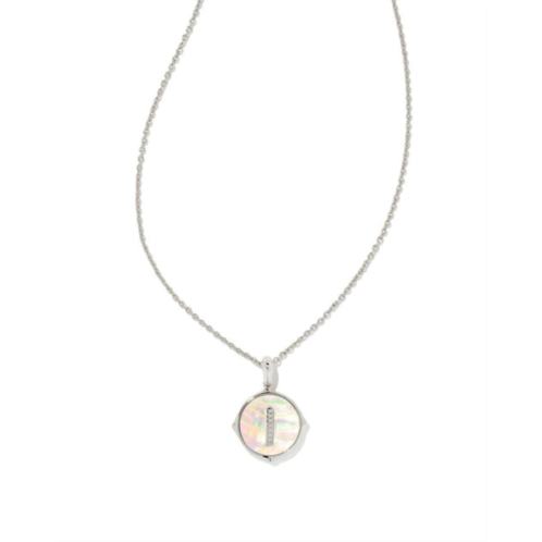 Kendra Scott disc pendant necklace in silver