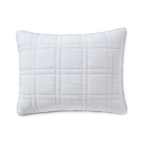 Serena & Lily the washed linen quilt sham