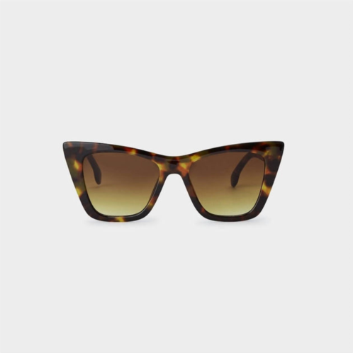 Katie Loxton womens porto sunglasses in brown tortoiseshell