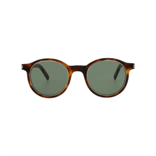 Saint Laurent round-frame acetate sunglasses