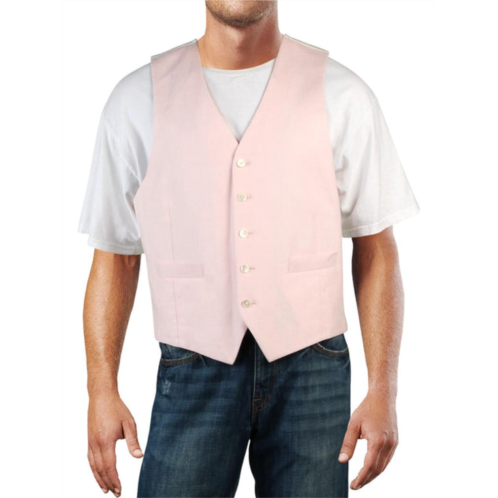 POLO Ralph Lauren mens linen 5-button vest