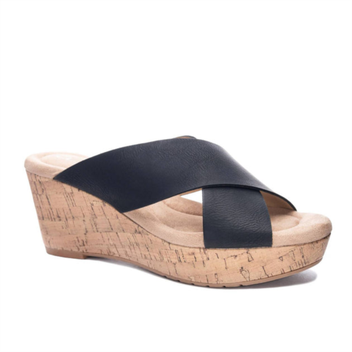 CHINESE LAUNDRY dream day casual wedge in black