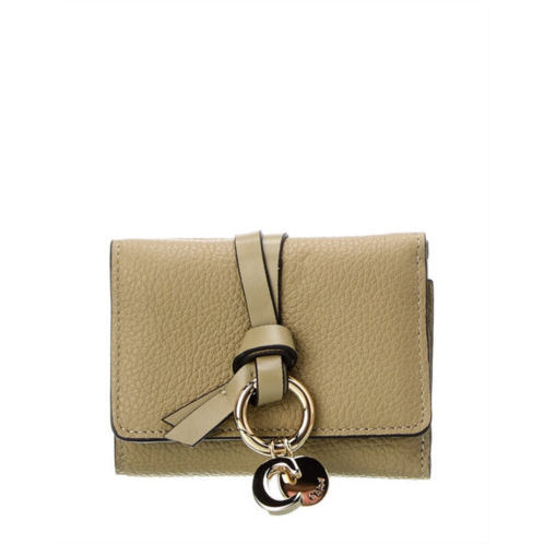 Chloe alphabet leather coin purse