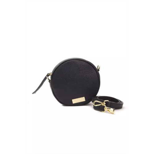 Pompei Donatella elegant oval leather crossbody womens bag