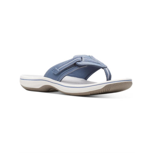 Clarks brinkley womens synthetic slip on thong sandals