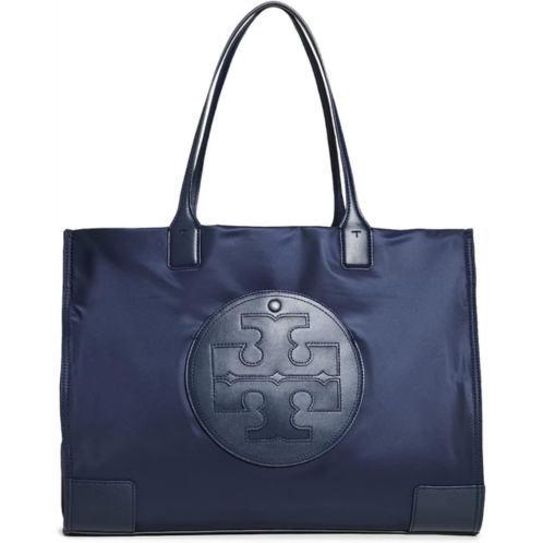 Tory Burch womens ella tote, tory navy, blue, one size
