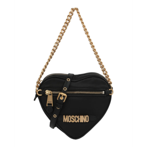 Moschino heart shape nylon shoulder bag