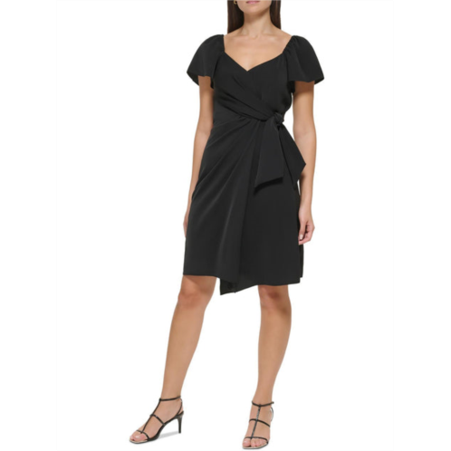 DKNY womens office career fit & flare dress