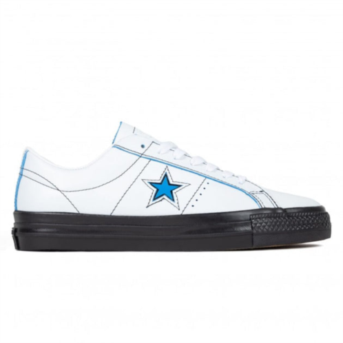 Converse one star pro ox white/black/kinetic blue a07308c mens