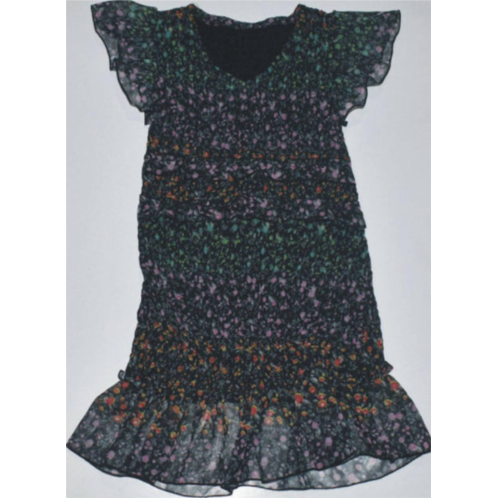 Flowers by zoe ombre floral dress in black