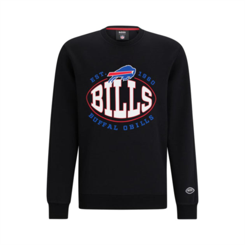 BOSS x nfl cotton-blend sweatshirt with collaborative branding