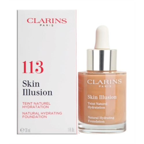 Clarins skin illusion natural hydrating foundation 113 chestnut 1 oz