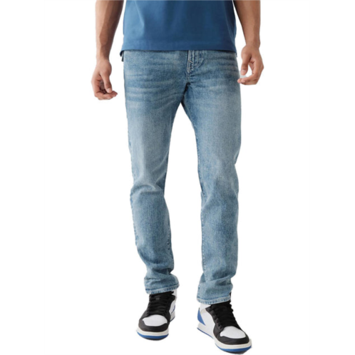 True Religion rocco mens relaxed whisker wash skinny jeans