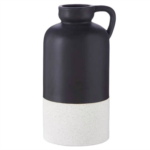RAZ Imports 12.75 textured two tone jug in black