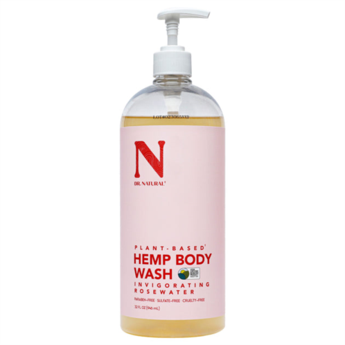 Dr. Natural body wash - hemp with rose by for unisex - 32 oz body wash